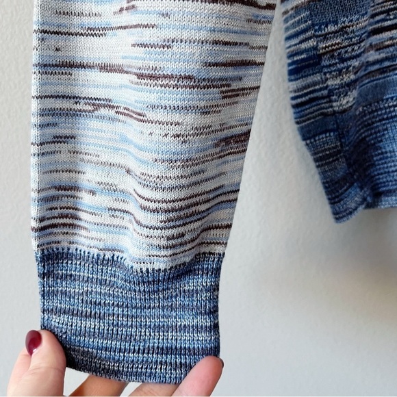 Scotch & Soda Men’s Size XXL Gradient Crew Neck Pullover Sweater Blue Ocean Mist - Picture 7 of 15